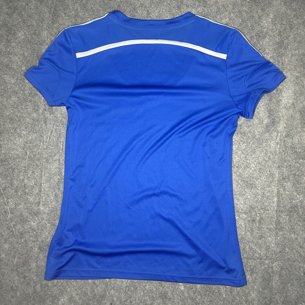 Adidas Women's Large Impact Montreal 2013 Mls Blue Soccer Jersey V Neck - Picture 2 of 12